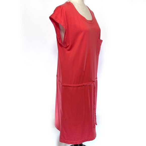 Fossil Large Orange Rayon Shift Dress - Picture 4 of 7